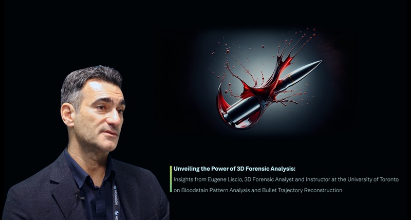 Insights from Eugene Liscio, 3D Forensic Analyst and Instructor at the University of Toronto on Bloodstain Pattern Analysis and Bullet Trajectory Reconstruction